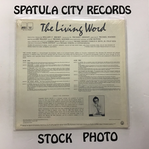 Edward David Zeliff - The Living Word - soundtrack - SEALED - vinyl record LP