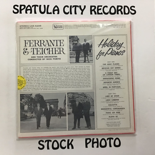 Ferrante and Teicher - Holiday for Pianos - SEALED - vinyl record LP