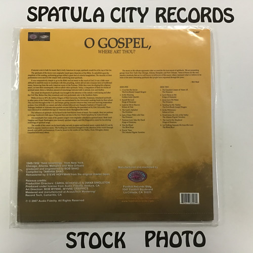 O Gospel, Where Art Thou? - compilation - SEALED - vinyl record LP