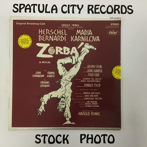 John Kander - Zorba - soundtrack - SEALED - vinyl record LP