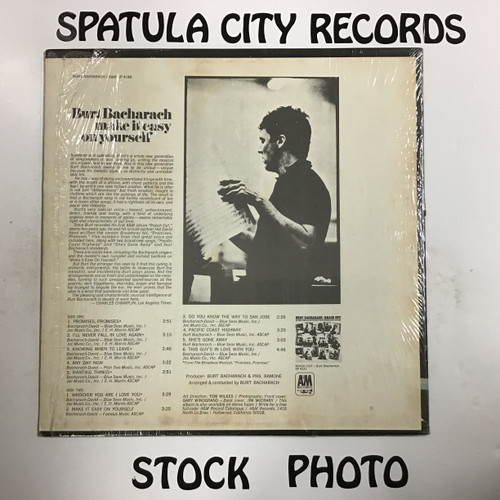 Burt Bacharach - Make It Easy On Yourself - vinyl record LP