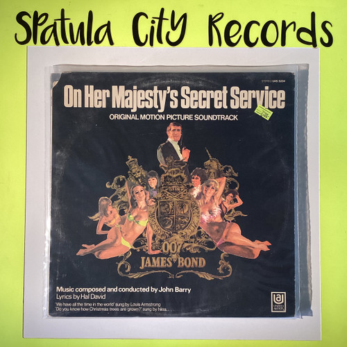 John Barry - On Her Majesty's Secret Service - soundtrack -  vinyl record album LP