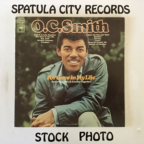 O.C. Smith - For Once in My Life - vinyl record LP