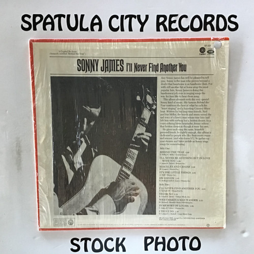 Sonny James - I'll Never Find Another You - vinyl record LP