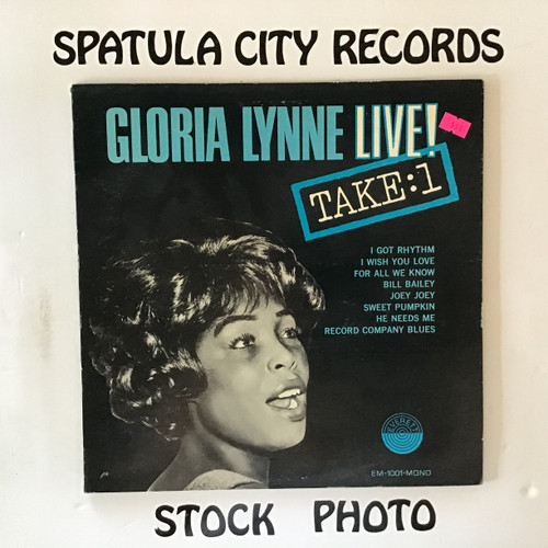 Gloria Lynne - Gloria Lynne Live Take 1 - MONO - vinyl record LP