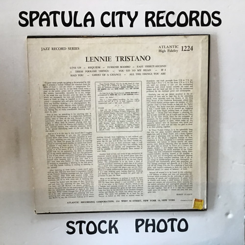 Lennie Tristano - Lennie Tristano Jazz Record Series - MONO - vinyl record LP