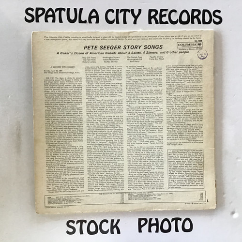 Pete Seeger - Story Songs - MONO - vinyl record LP