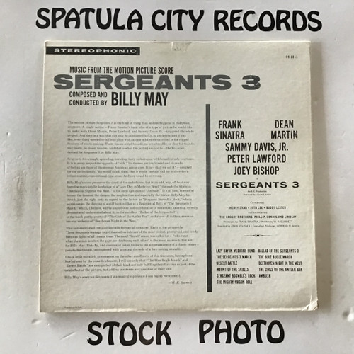 Billy May - Sergeants 3 - soundtrack - vinyl record LP