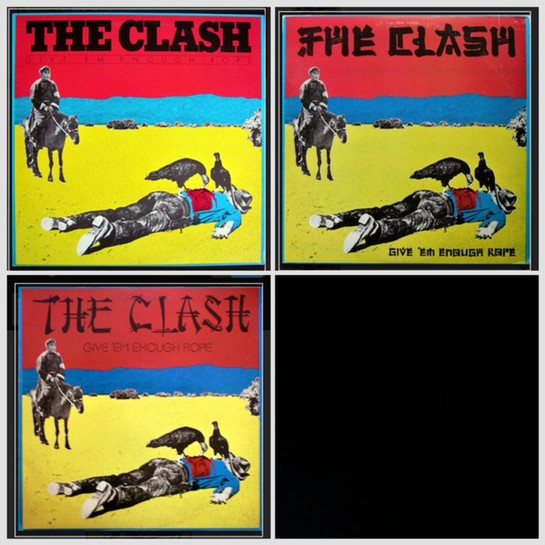 The Clash - Give Em Enough Rope - Controversial Album Cover