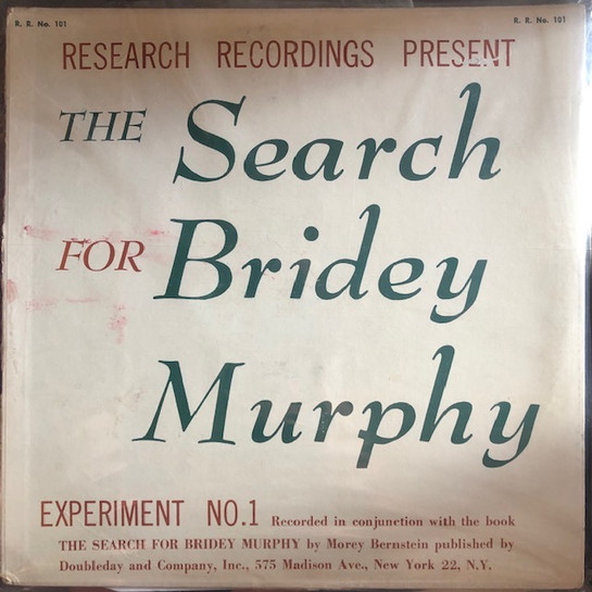 The Search for Bridey Murphy vinyl record album lp 