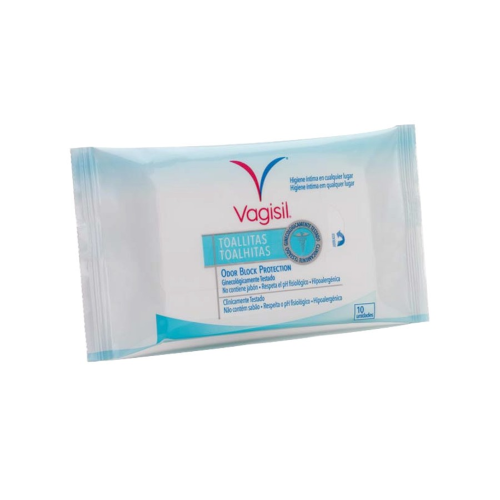 Vaginesil solución íntima toallitas 10 toallitas