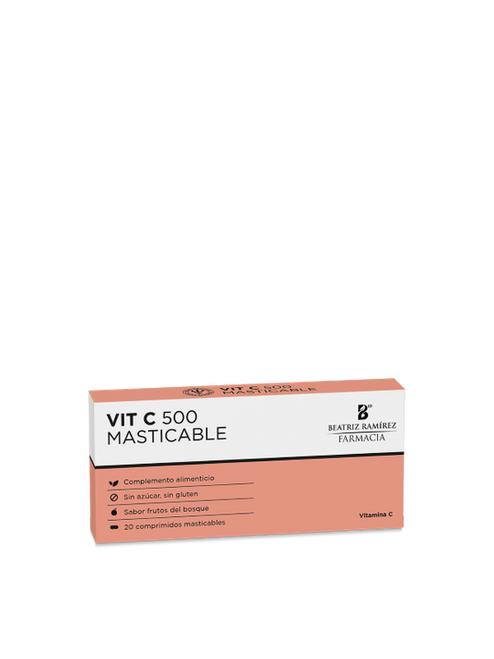 B10 VIT C 500 MASTICABLE 20 COMP