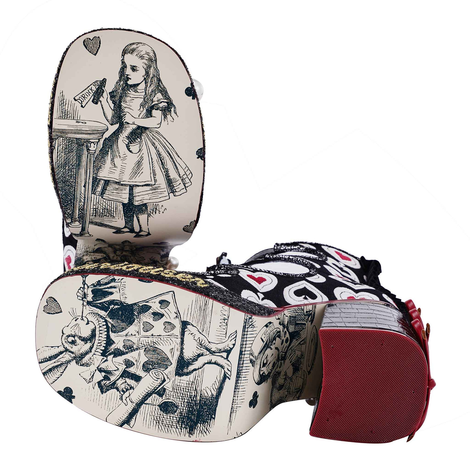 Irregular Choice Alice's Adventures In Wonderland | Black Block