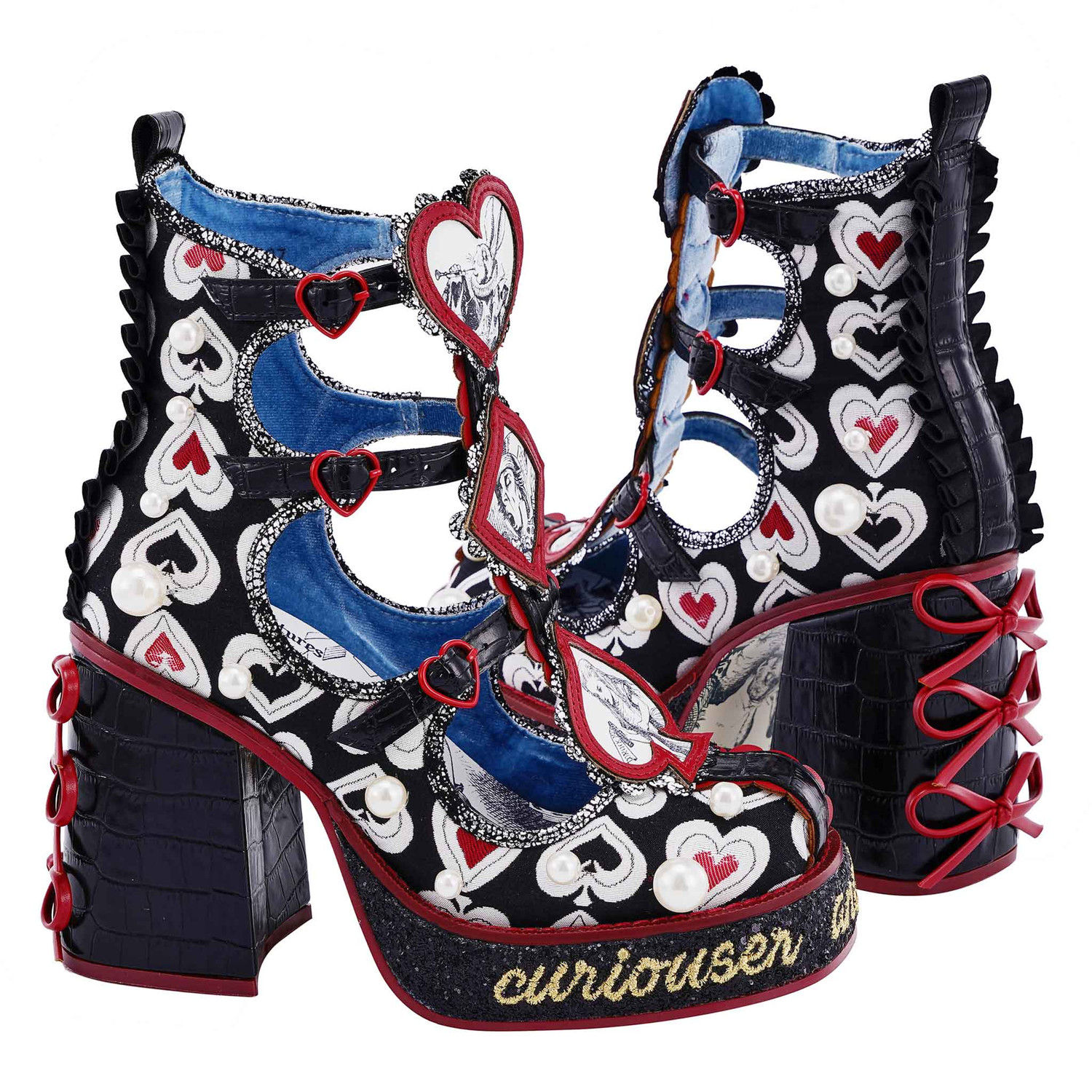 Irregular Choice Alice's Adventures In Wonderland | Black Block Irregular Choice Alice's Adventures In Wonderland | Black Block