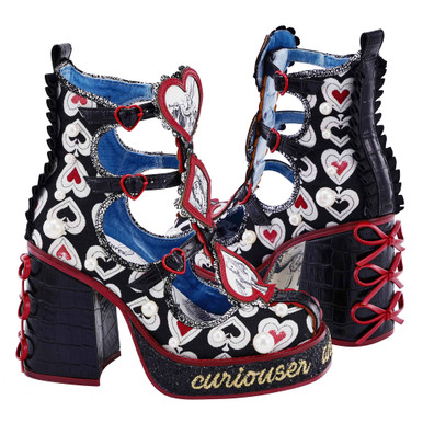 Irregular Choice Alice's Adventures In Wonderland | Black Block