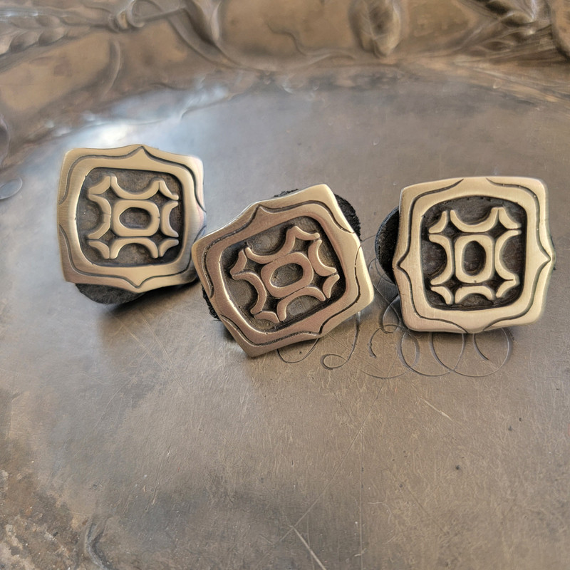 Ainu Ram Noka Stud Buttons - Set of Three