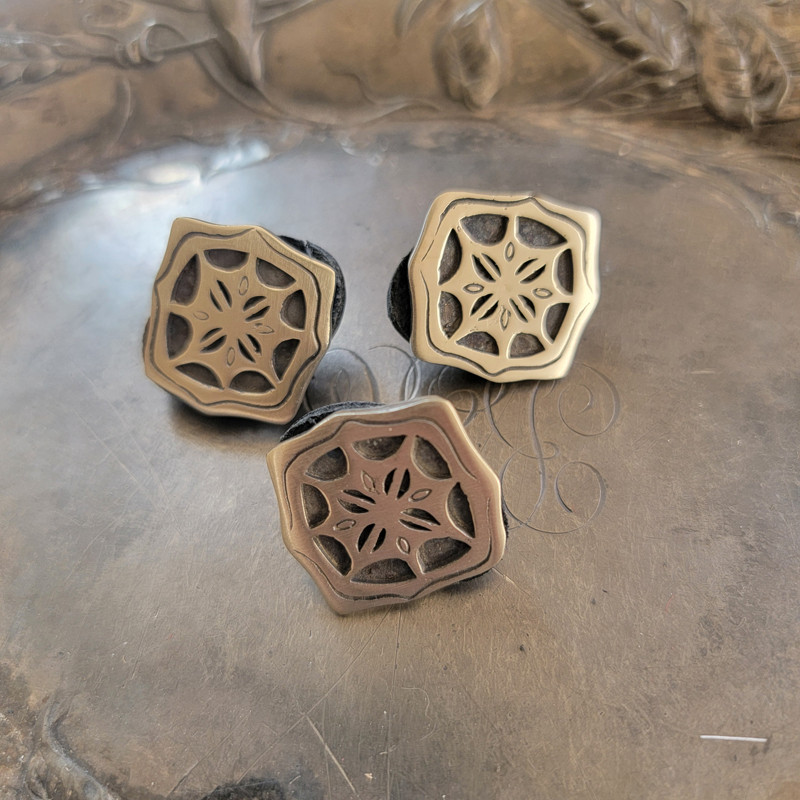 Ainu Kotan Stud Buttons - Set of Three