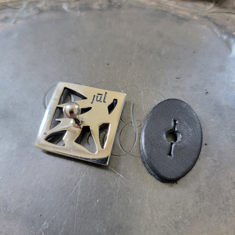 Medieval Cute Hare - Pierced Glossy Prototype