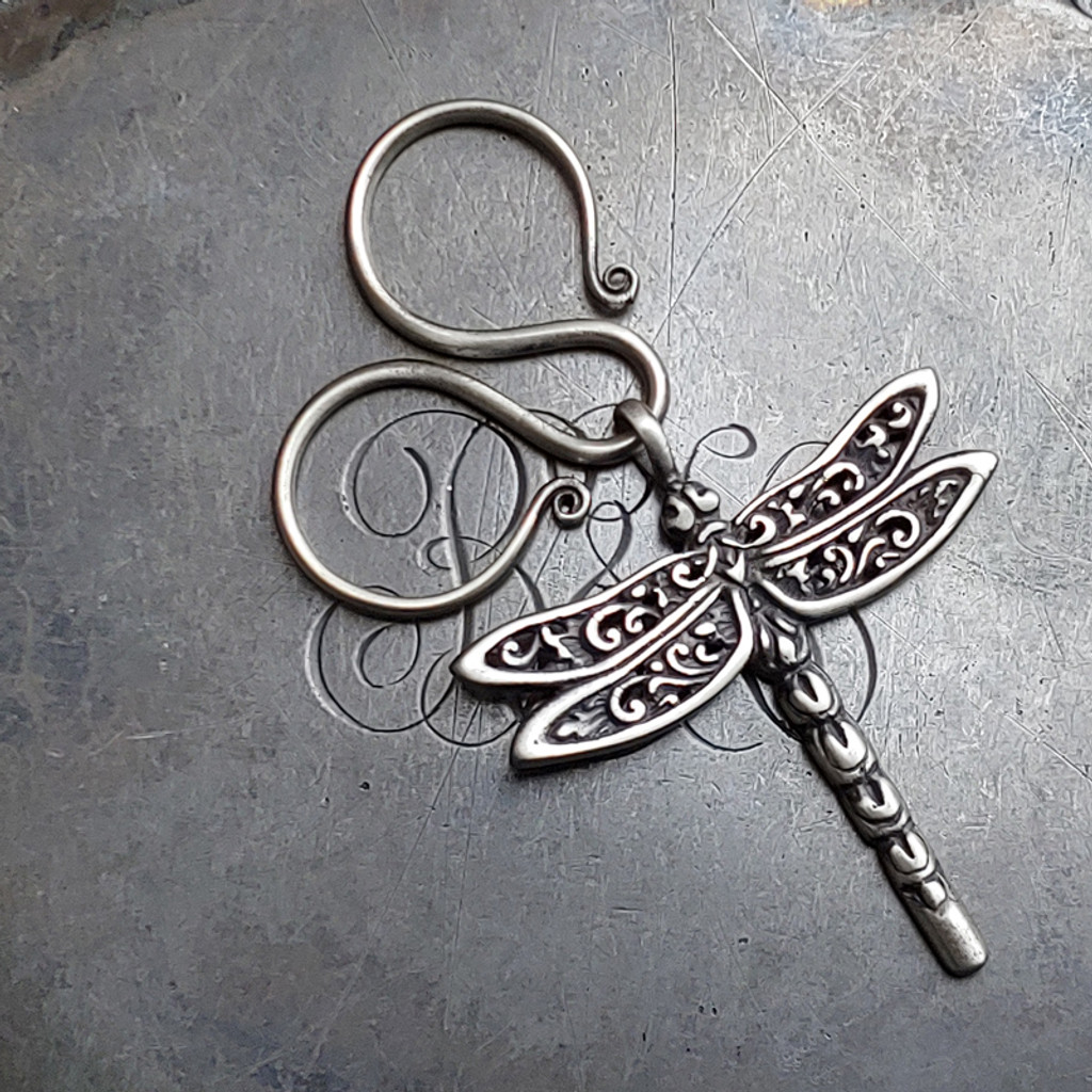 Oxbow Charm Lock with Dragonfly Charm