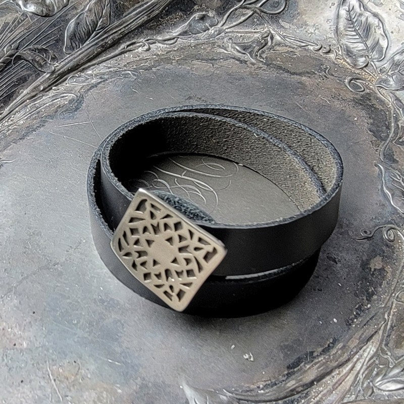 Button-hole Leather Straps for Stud Cuffs - JUL Designs