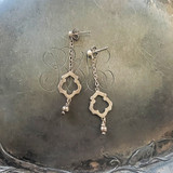 Lotus Earrings No. 5 - Soft Patina