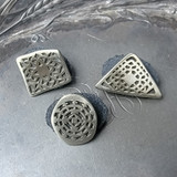 Ancient Geometry Stud Buttons - Set of Three in a Re-usable Tin