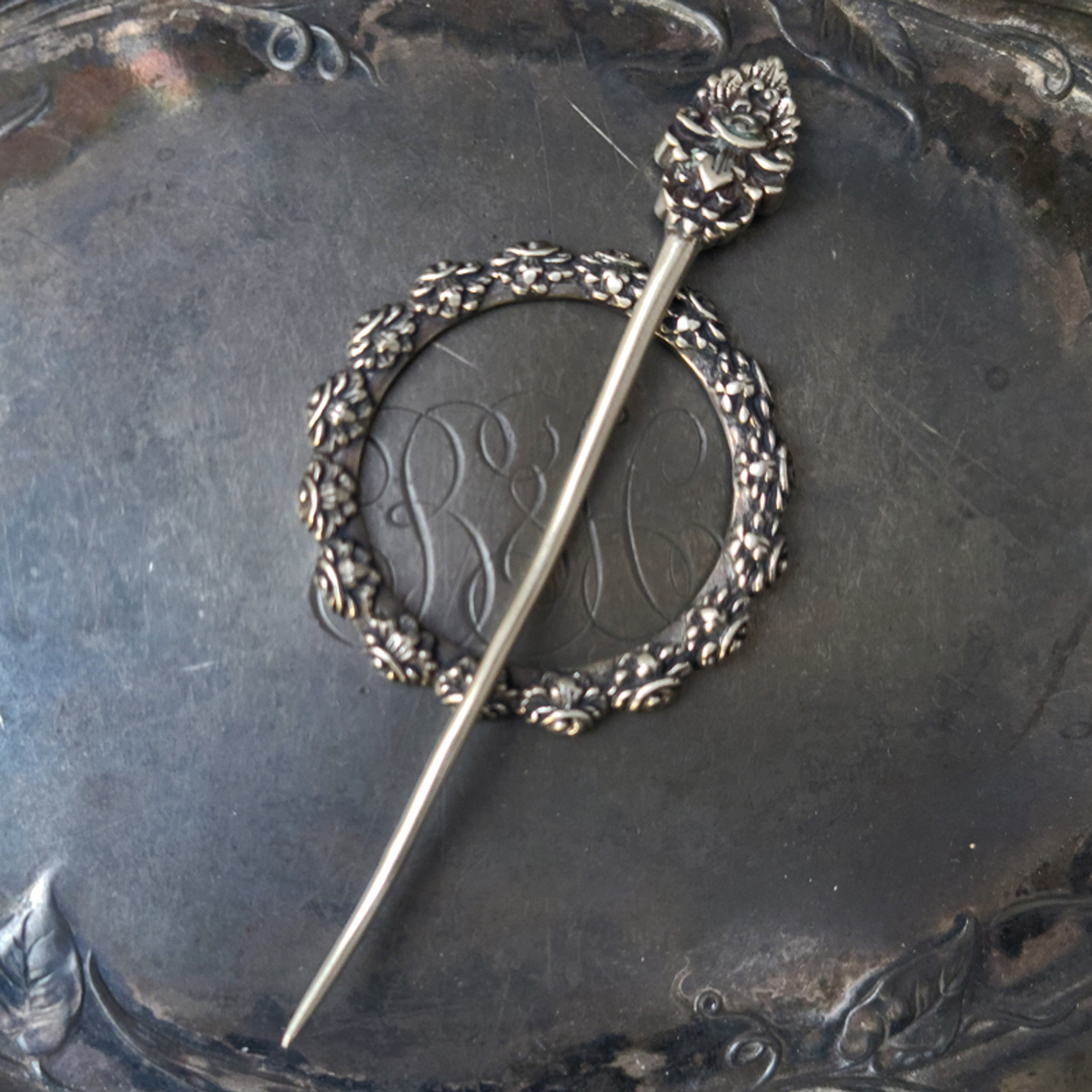 Throat Chakra Shawl Pin - JUL Designs