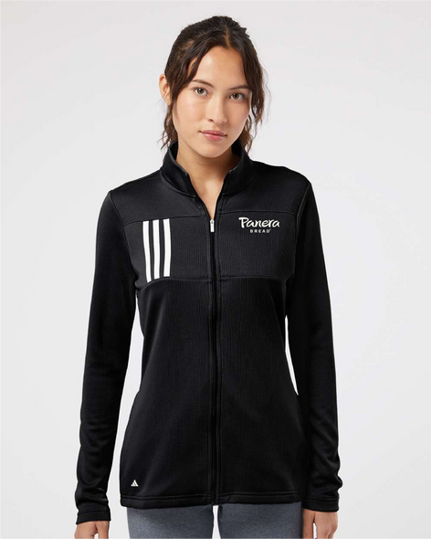 A483 - Adidas Women's 3-Stripes Double Knit Full-Zip Jacket