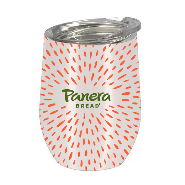 INV-TUMBLER-S - White 12 oz. Stainless Steel Stemless Tumbler 