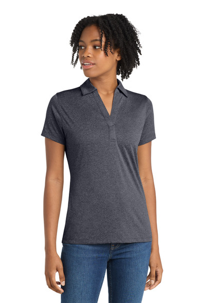 SALE - LST660 - Sport Tek Ladies Heather Contender Polo