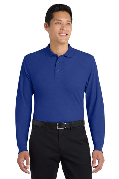SALE - K500LS - Port Authority Silk Touch Long Sleeve Polo