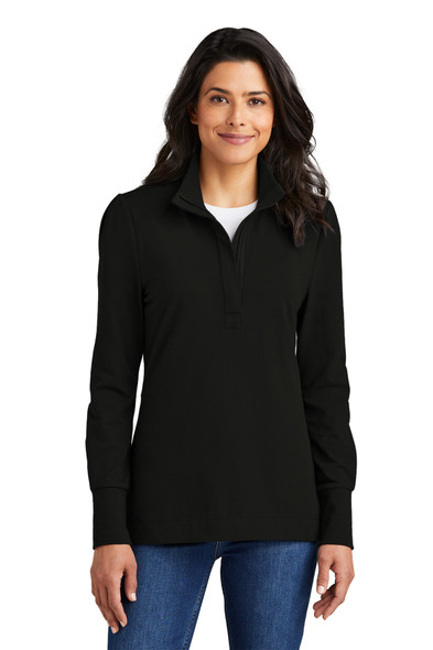 SALE - LK829 - Port Authority Women's Fairway Stretch 1/4 Zip