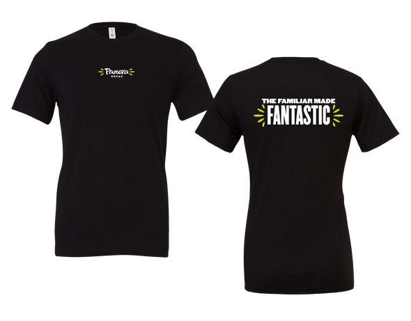 Black Jersey Tee (Front Print)