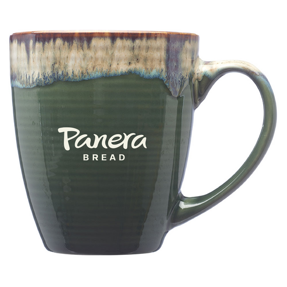 Green 17 oz. Color Drip Coffee Mug
