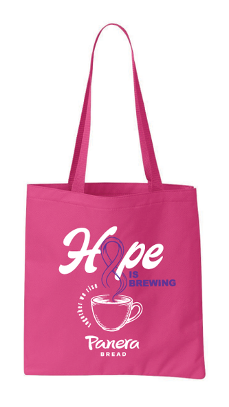 Hot Pink Breast Tote Cancer Awareness Tote