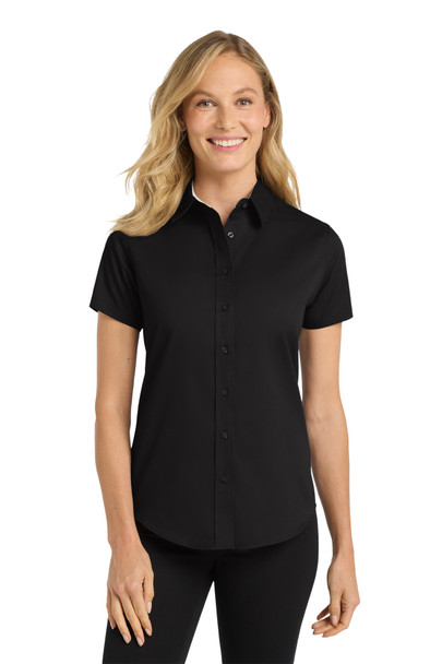 SALE - L508 - Ladies Short Sleeve Easy Care Dress Shirt