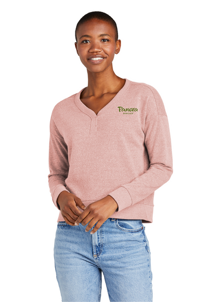 DT1312 - District Women's Perfect Tri Fleece V-Neck Pullover Sweatshirt