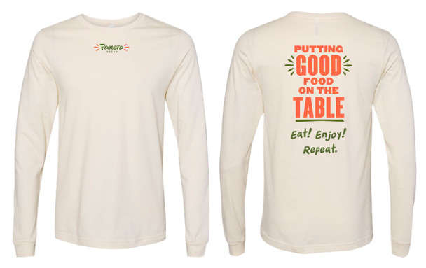 INV-3501-N (CLOSEOUT)  - Natural Long Sleeve Associate T-Shirt