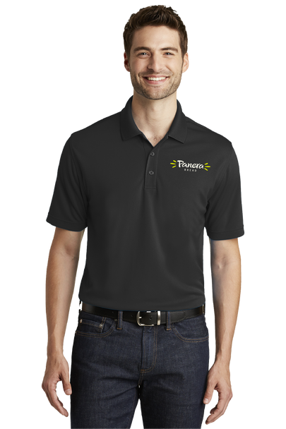 Black Port Authority Men's Dry Zone UV Micro-Mesh Polo