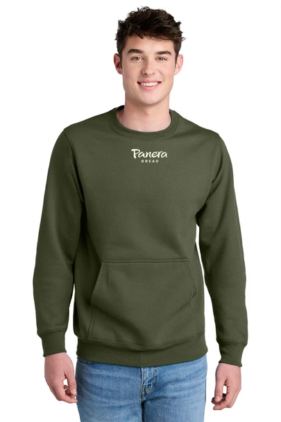 PC78PKT - Unisex Crewneck Pocket Sweatshirt 