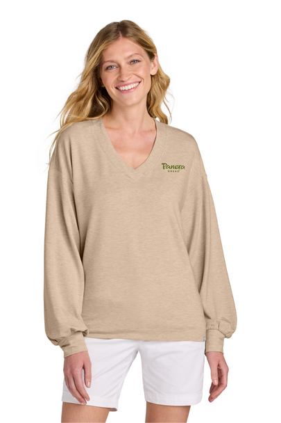 TM1LD009 - TravisMathew Ladies V-Neck Sweatshirt