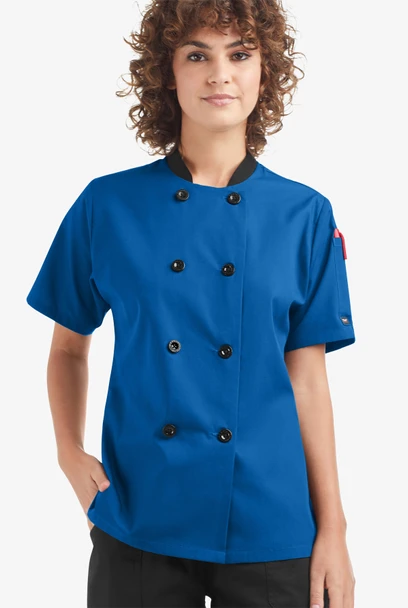 SALE - HC305 - Ladies Lightweight 1-Pocket Short Sleeve Chef Coat