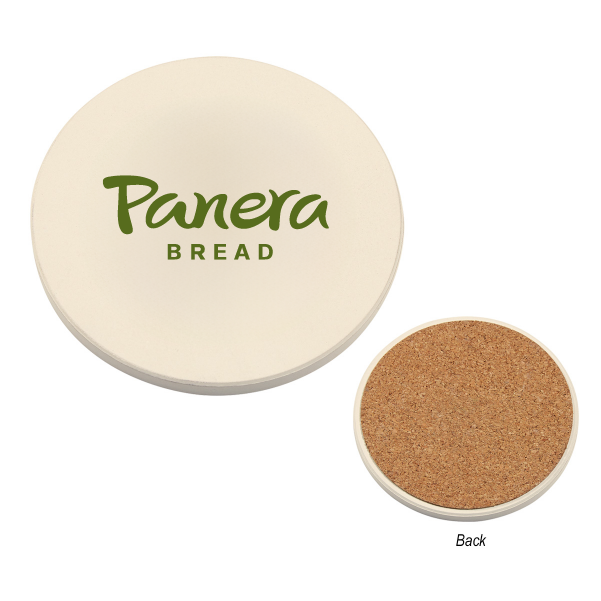 White Absorbent Coaster