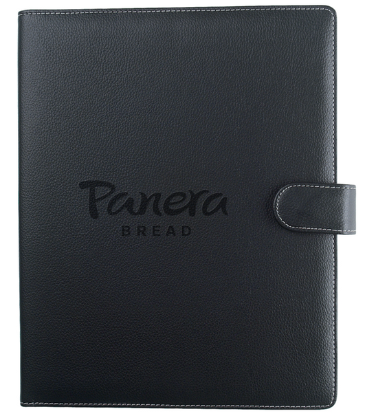 Black Debossed Pebble Grain Portfolio