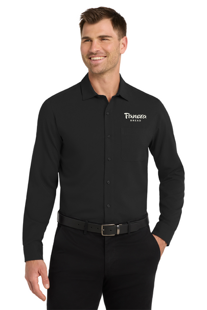 Black Men's Performance Staff Shirt