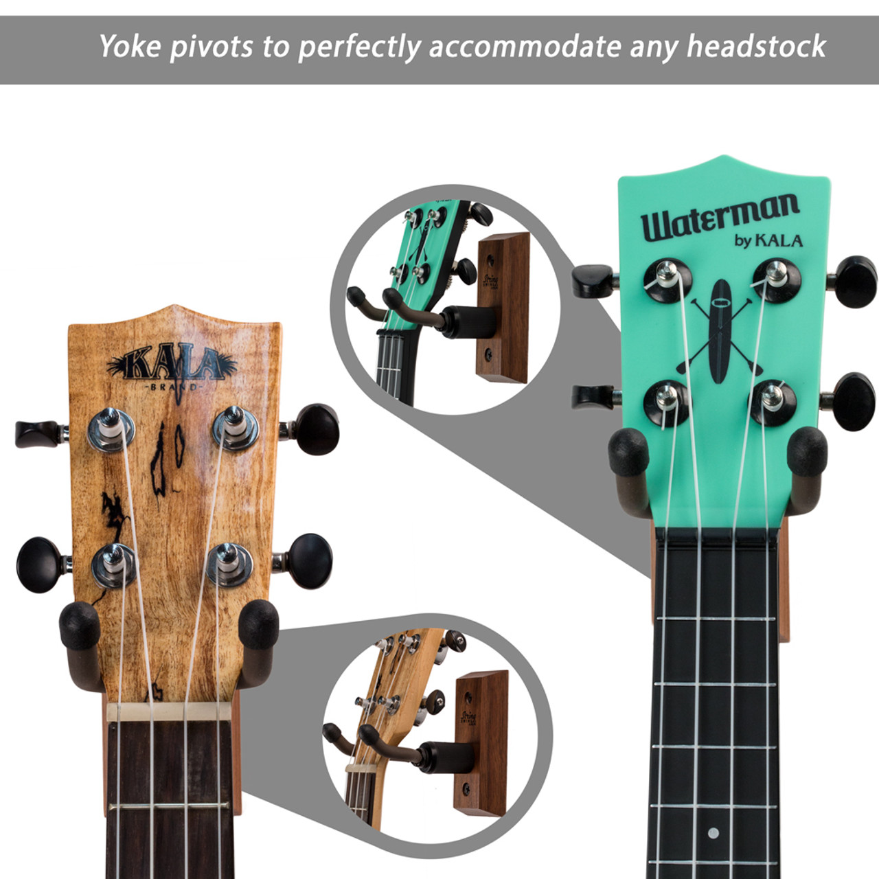 adhesive guitar wall mount