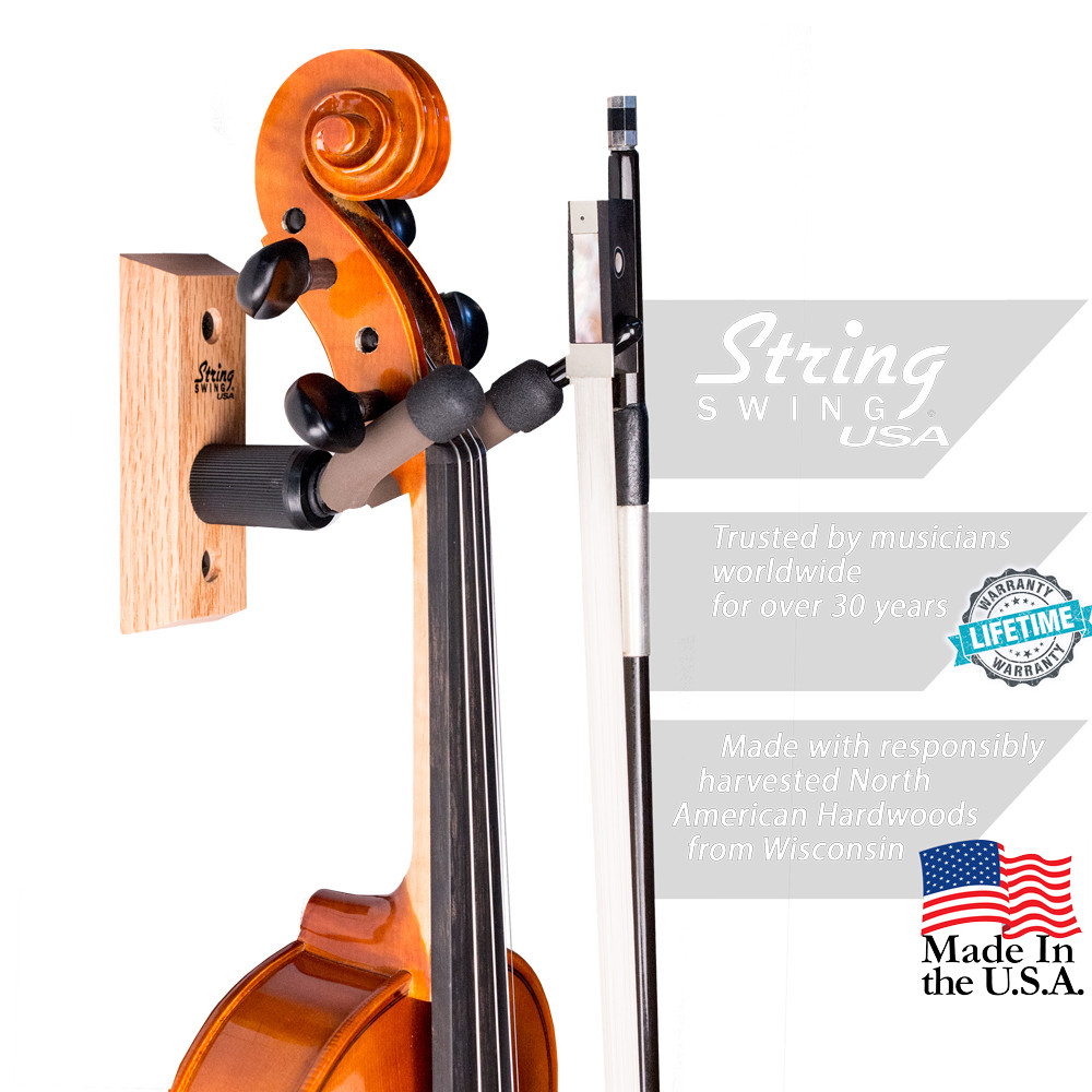 String Swing バイオリンハンガー Violin Wall Hanger | Hanging a Violin on the Wall