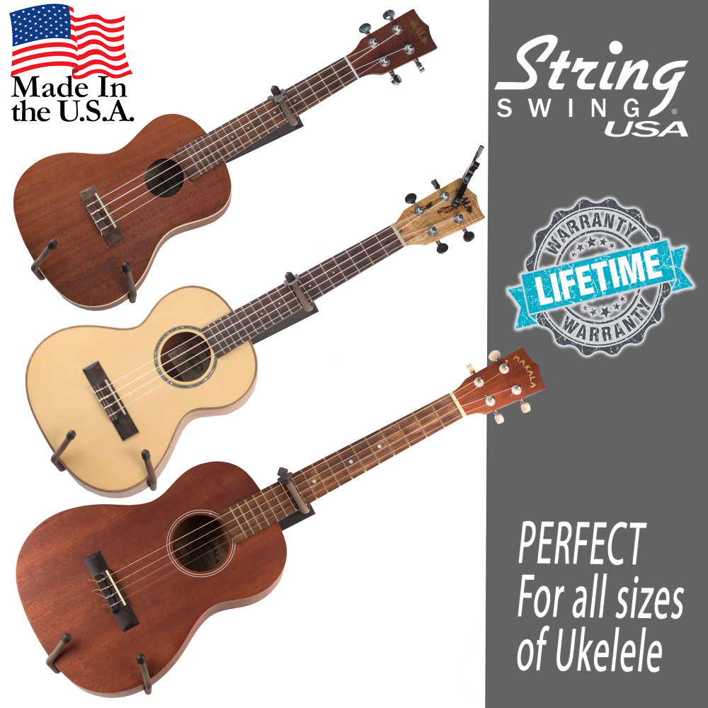 Horizontal Ukulele, Violin or Mandolin Slatwall Mount