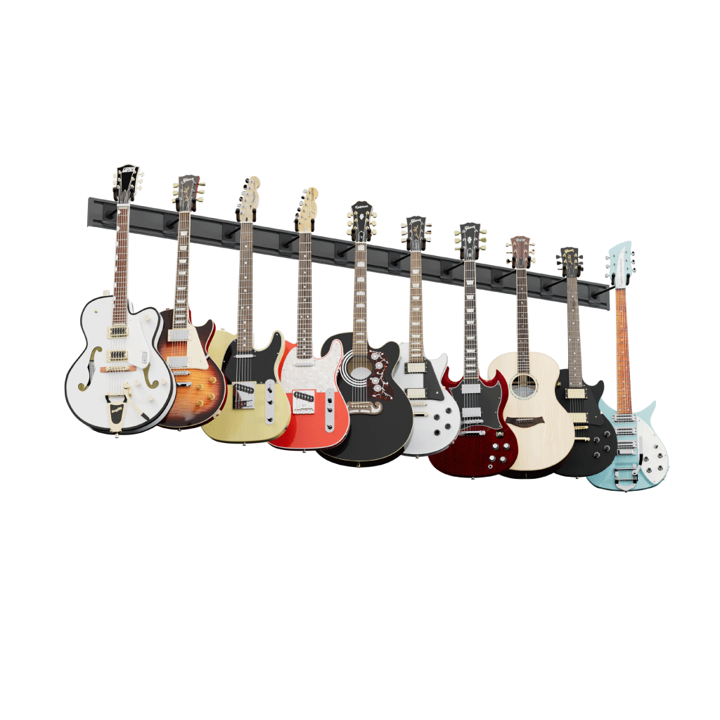 10 Guitar Rack | Multi Guitar Rack | Guitar Wall Rack