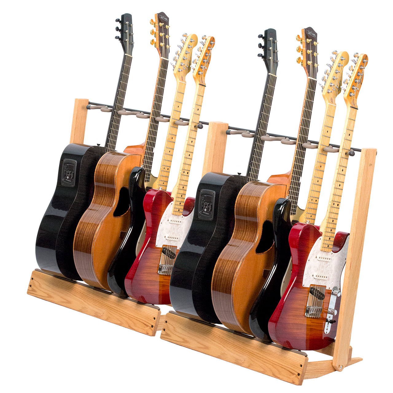 Double Guitar Stand | Floor Guitar Rack Bundle